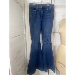 Wrangler Retro Bailey High Rise Trumpet Flare Jeans Womens 28x36 Medium Wash